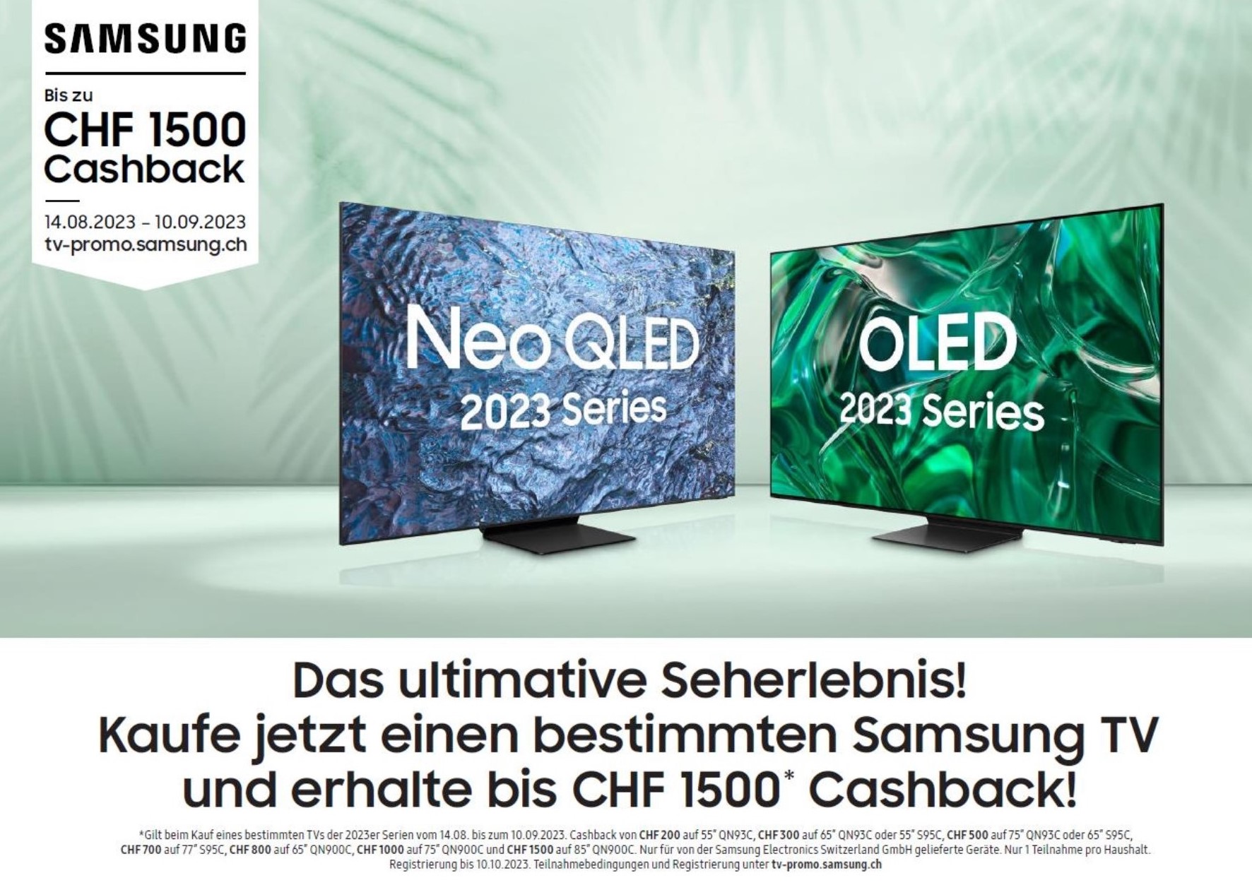 Samsung QLED 8K / QD-OLED Cashback